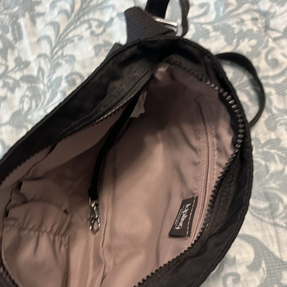 Kipling Black Crossbody Bag with Zipper Accents - Picture 5 of 7